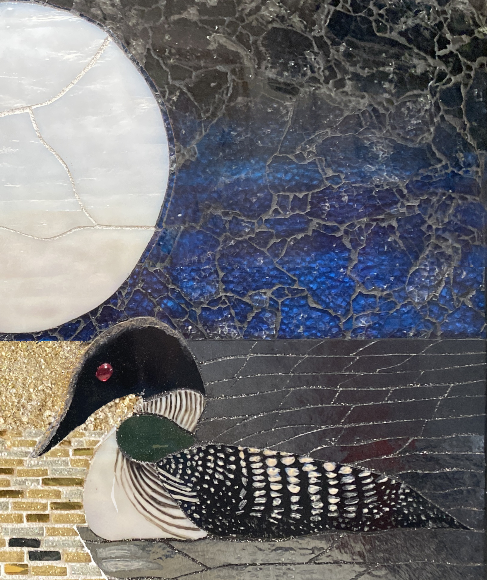Loons at Night - view 2