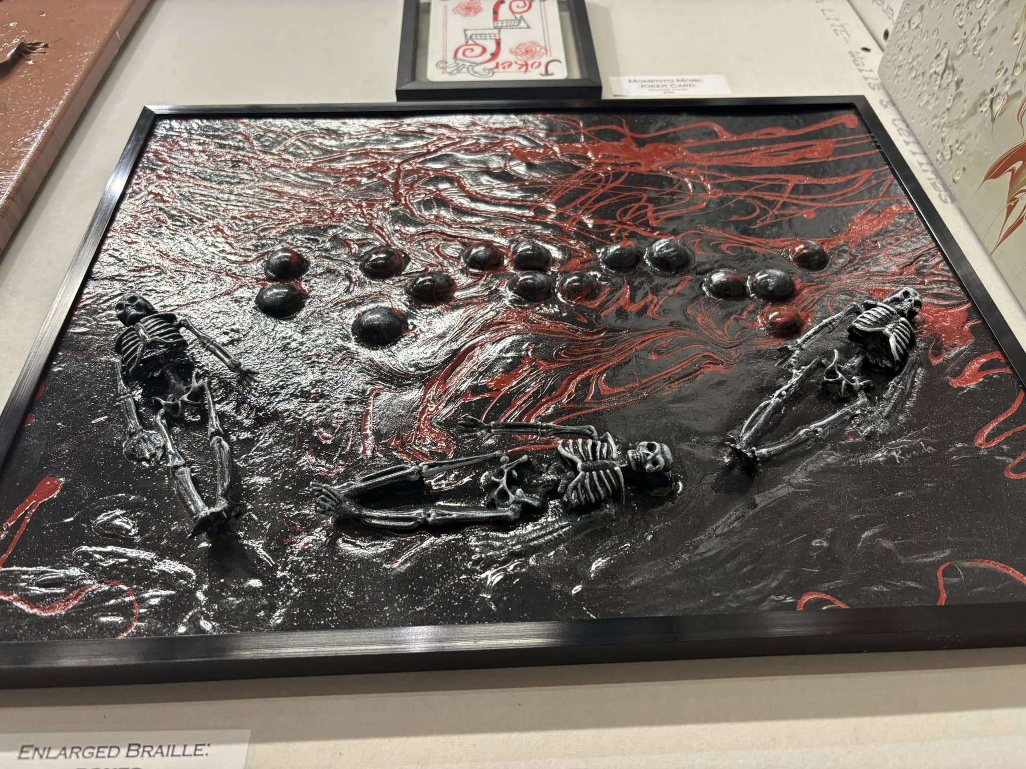 Enlarged Braille - bones - view 2